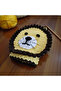 Cute Lion Themed Hand Knitted Bath Washcloth - 2