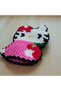 Cute Hello Kitty Themed Hand-Knitted Bath Washcloth - 2