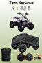 Black Skyjet Braves 110 Atv Cover, Atv Protective Cover