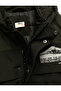Long Sleeve Hooded Coat with Snap Detail - 4