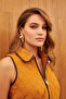 Orange Unlined Piped Detail Vest - 3