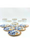 Rustic 6-Person Tea Cup Set - 3
