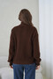 Women's Mock Neck Zipper Closure Oversized Knitwear Cardigan - 8