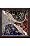 Patterned Scarf Navy Blue - 3