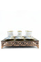 Rustic 6-Person Tea Cup Set - 4