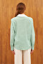 Green Striped Paneled Shirt - 6
