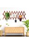 OneDcor Expandable Wooden Garden Fence – Adjustable Privacy Trellis (75 Cm)