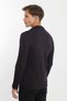 Buttoned Pocketed Navy-Burgundy Knitted Men's Cardigan - 6