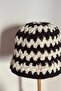 2 Color Knitted Hat, Crochet Hat Brown and Cream Color - 3