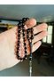Vertical Powder Amber Prayer Beads - 2