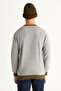 Gray-Khaki Non-Pilling Standard Fit Regular Cut Crew Neck Knitwear Sweater - 6