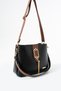 Women's 3-Compartment Gold Detailed Shoulder and Crossbody Bag (23X19 cm) - 5