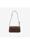 Domitilla Black-Brown-Leopard Patterned Women's Shoulder Bag - 3