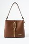 Women's 3-Compartment Gold Detailed Shoulder and Crossbody Bag (23X19 cm) - 7