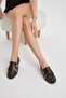 Women's Brown Thick Poly Sole Double Buckle Casual Loafer - 4