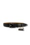 K100-26 Genuine Leather Stitched Men's Belt 125 cm