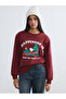 Xsidesnoopy Printed Oversize Women's Thick Sweatshirt