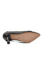 Black Satin Thin Heeled Women's Evening Dress Shoes Pc-55201 Z - 6