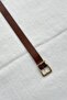 Severina Gold Buckle Women's Belt - 2