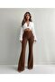 Women's Imported Fabric Doubleface Flared Belt Detail Non-Shrink Non-Fade - 2