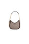 Coffee Yellow - Brown Plaid Line Square Women's Shoulder Bag Sp1168 - 2
