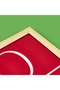 Deco Love Patterned Decorative Tray - Red - 28.5X41 cm - 4