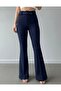Women's Imported Fabric Doubleface Flared Belt Detail Non-Shrink Non-Fade - 2
