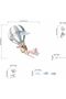 Animals Balloon Wall Stickers for Nursery - Hot Air Balloon, Elephant, Deer, Fox, Koala, Rabbit - 4