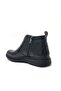 Reynosa Genuine Leather Zippered Daily Comfort Men's Shoes Black - 7