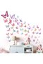 Butterfly Wall Stickers for Girls Bedroom - Peel and Stick Watercolor Butterflies - 3
