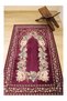 Kinay Mürdüm Jacquard Woven Tapette Decorative Unpadded Without Fringes Chain-Stitched Prayery Mat 70*115