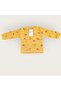 Children's Patterned Long Sleeve Pajama Set with Snap Buttons on the Shoulders - 3