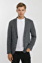 Buttoned Double Pocket Flap Slit Cotton Lycra Men's Jacket - 7