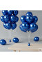 Metallic Blue Balloon 20 Pieces 11'' 28cm Party and Birthday Balloon - 3