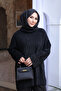 Black Turtleneck Casual Angora Soft Knitwear Tunic