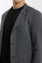 Buttoned Double Pocket Flap Slit Cotton Lycra Men's Jacket - 3