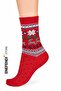 Women's Thermal Thick Red Socks – Soft Winter Boot Socks, Warm -Christmas -Gift 36-40