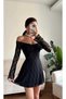 Women's Sweetheart Neckline Lined Lace Mini Dress – the Most Romantic Interpretation of Elegance - 2