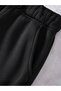 Unisex Black Elasticated Leggings Sweatpants 100% Cotton 3 Thread - 7