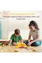Yellow Cargo Aircraft Toy Set with Diecast Cars - 3