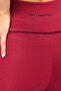 Women Plain Pull On Leggings, Burgundy - 3