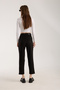 Women's Belt-Detail Suede Carrot Pants - 6