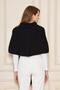 Women's Soft Textured Thessaloniki Knitted Shawl 71511 Black - 5