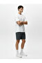 Regular Fit Slit-Sewn Detailed Elastic Waistband Short Sports Shorts with Tights