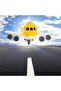 Yellow Cargo Aircraft Toy Set with Diecast Cars & Helicopter - 8