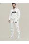 Three-Thread Compact Hooded Cotton-Lined Four-Striped Printed Premium Oversized Tracksuit Set