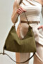 Enyola 100% Genuine Leather Modern Design Puppy Shoulder and Crossbody Bag - 2