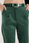 Women's Belt-Detail Suede Carrot Pants - 2