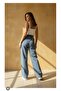 High-Waisted Lace-Up Wide-Leg Jeans with Elasticated Waistband - 2