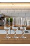 Crystalex Platinum Footed Coffee Side Water Glass 180 ml - 2